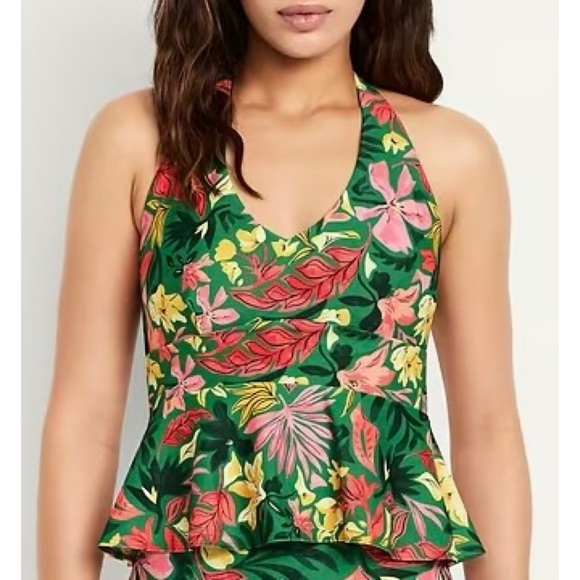 Old Navy Other - Old Navy Floral Matte Tankini Swimsuit